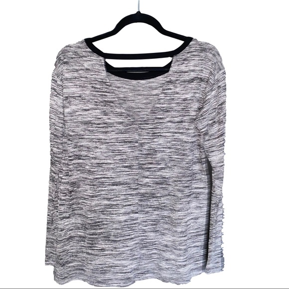 CALVIN KLEIN LONG SLEEVED TOP - Picture 2 of 2